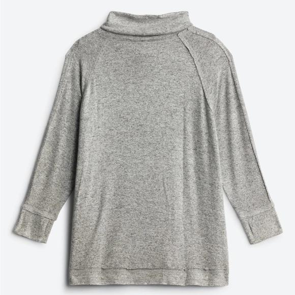 Market and Spruce top, pullover (grey) - Picture 3 of 3